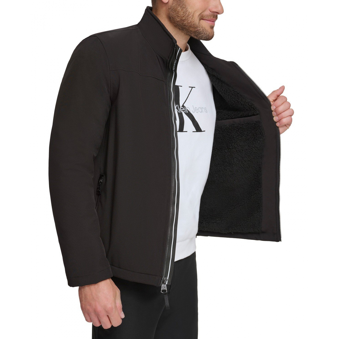 Veste de pluie 'Sherpa Lined Classic Soft Shell' pour Hommes