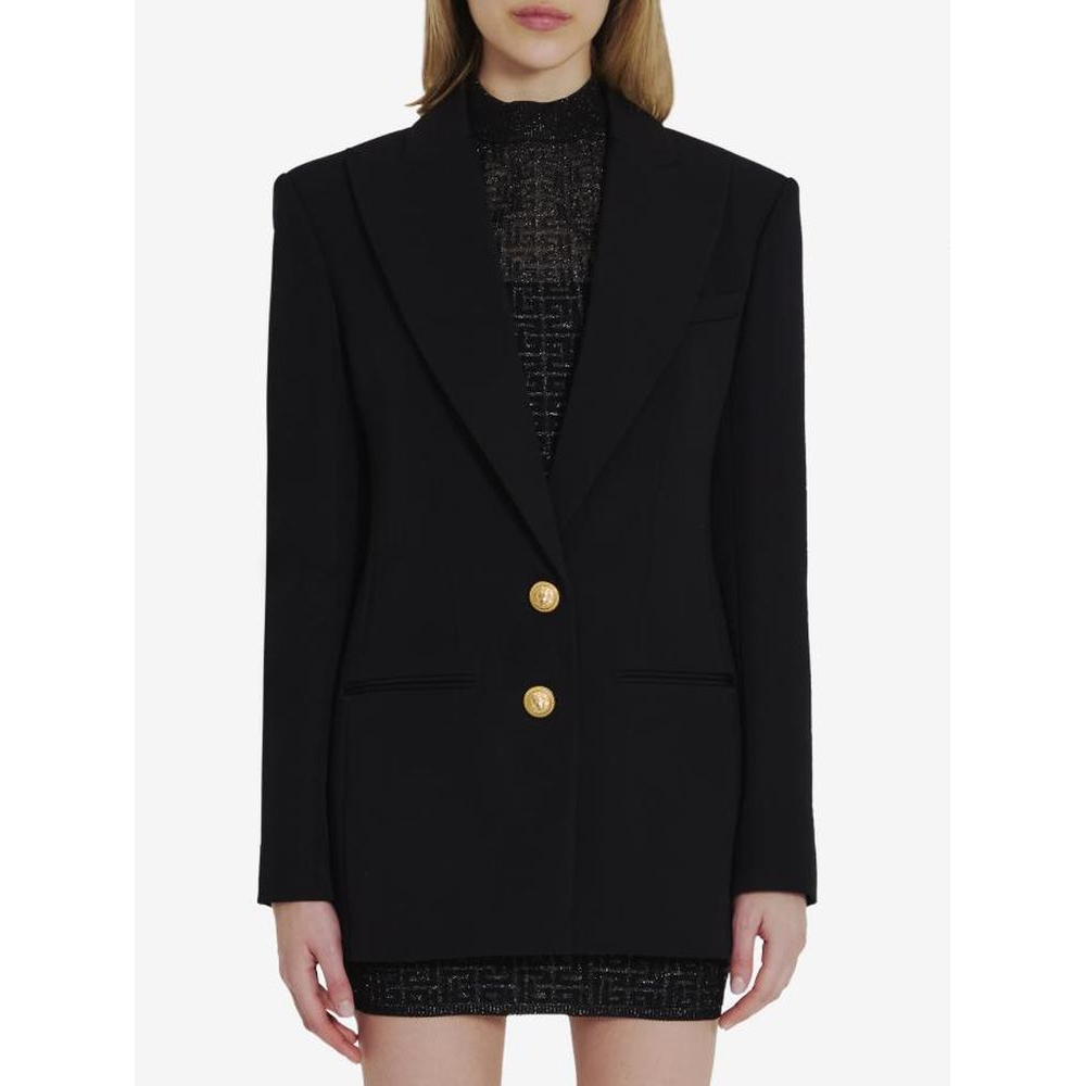 'Logo' Klassischer Blazer für Damen