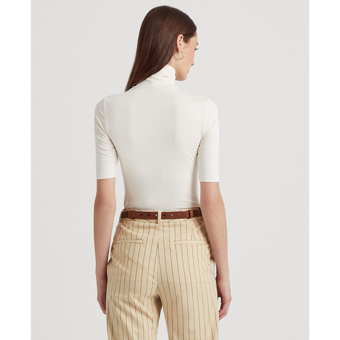 'Slim-Fit Turtleneck' pour Femmes