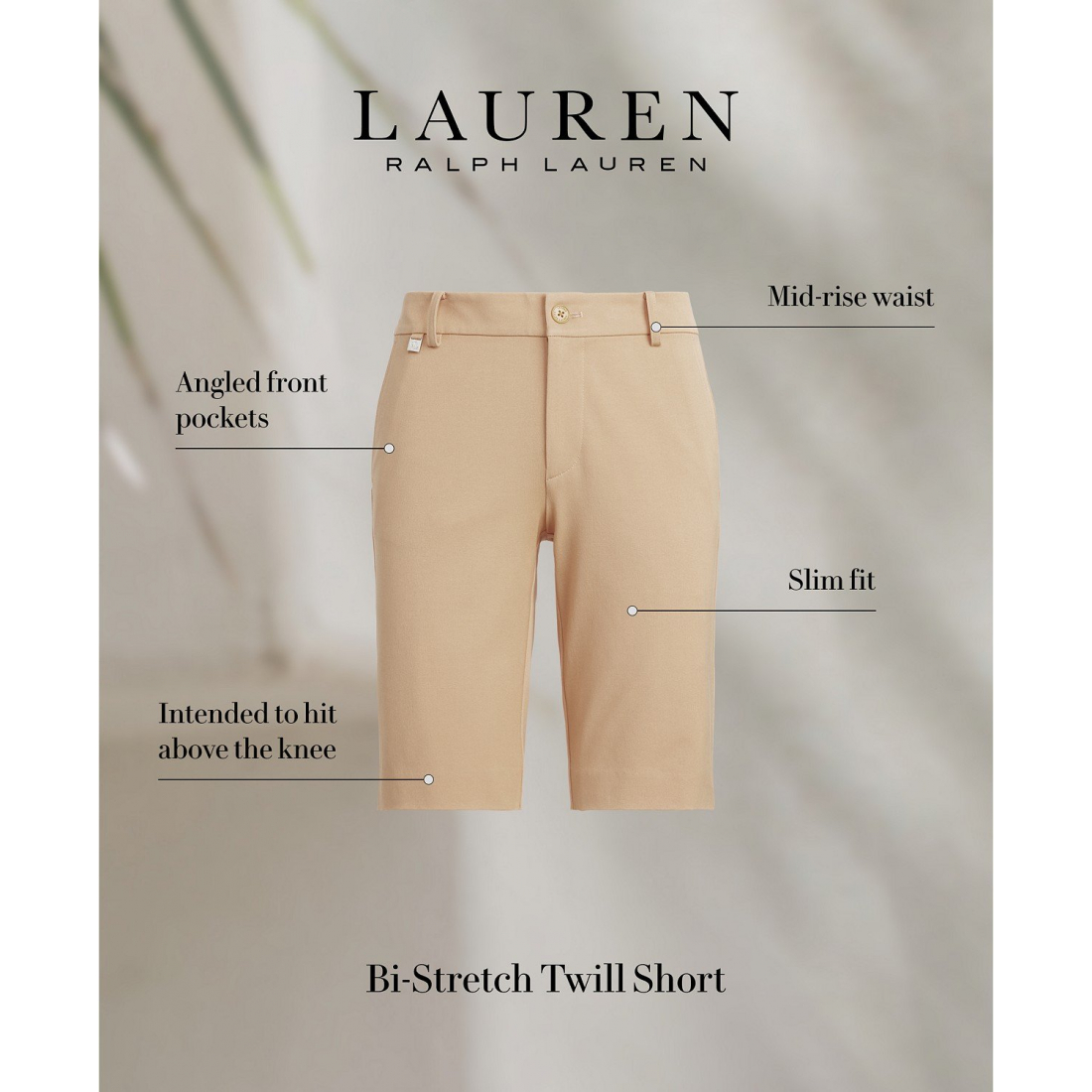 Women's 'Twill Stretch Bermuda Shorts'