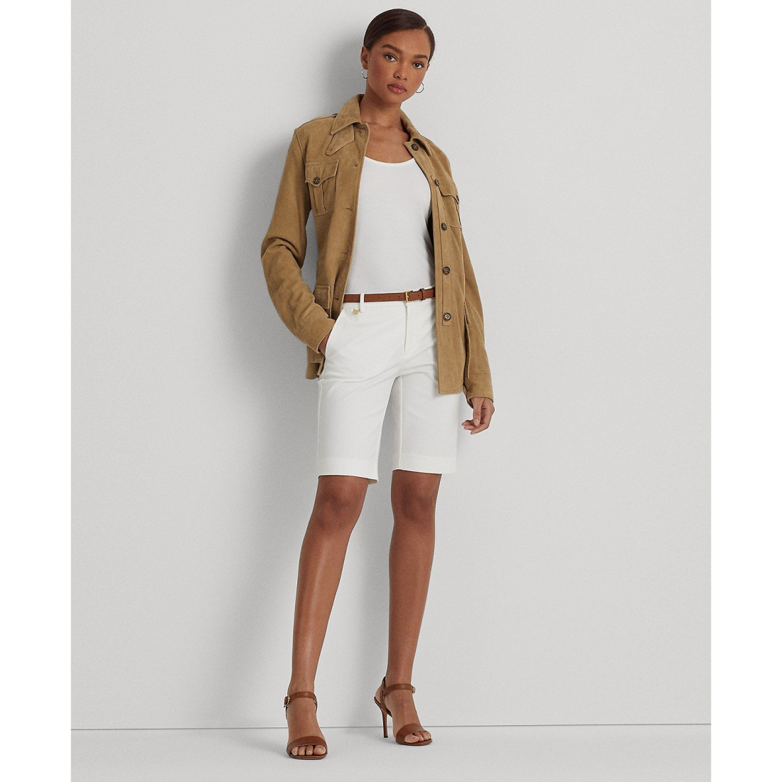 Women's 'Twill Stretch Bermuda Shorts'