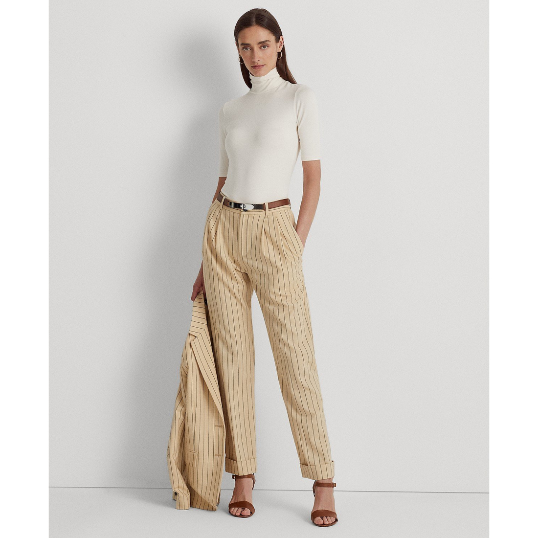 'Slim-Fit Turtleneck' pour Femmes