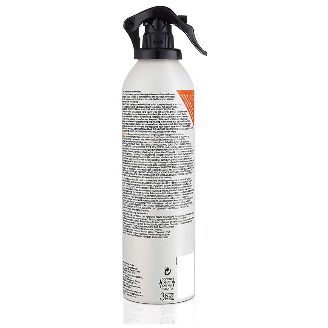 Spray Brushing Disciplinant 'Push-it-up' - 200 ml