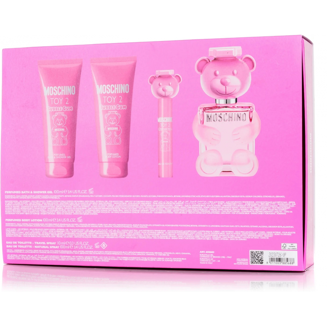 'Toy 2 Bubblegum' Perfume Set - 4 Pieces