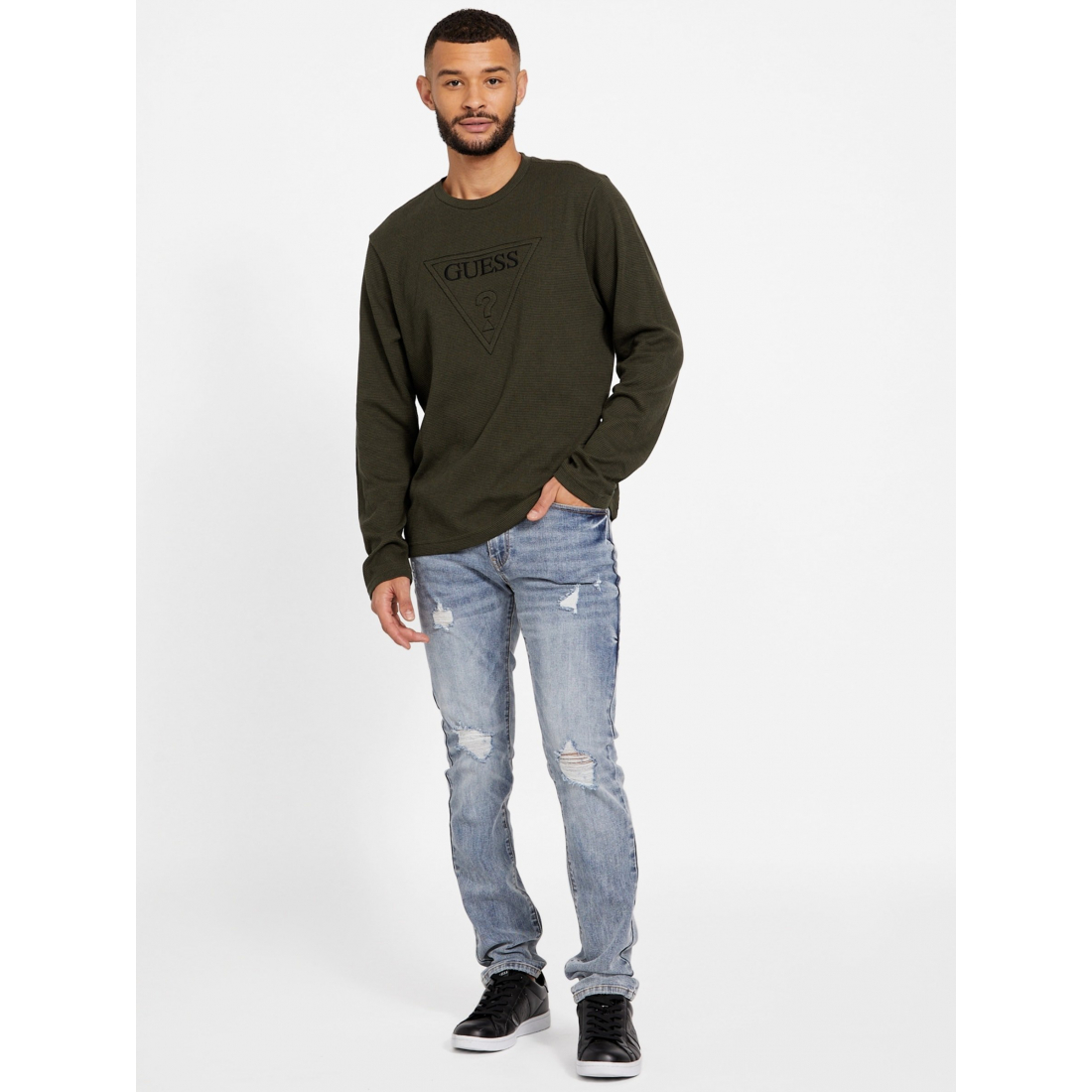 T-Shirt manches longues 'Tomas' pour Hommes