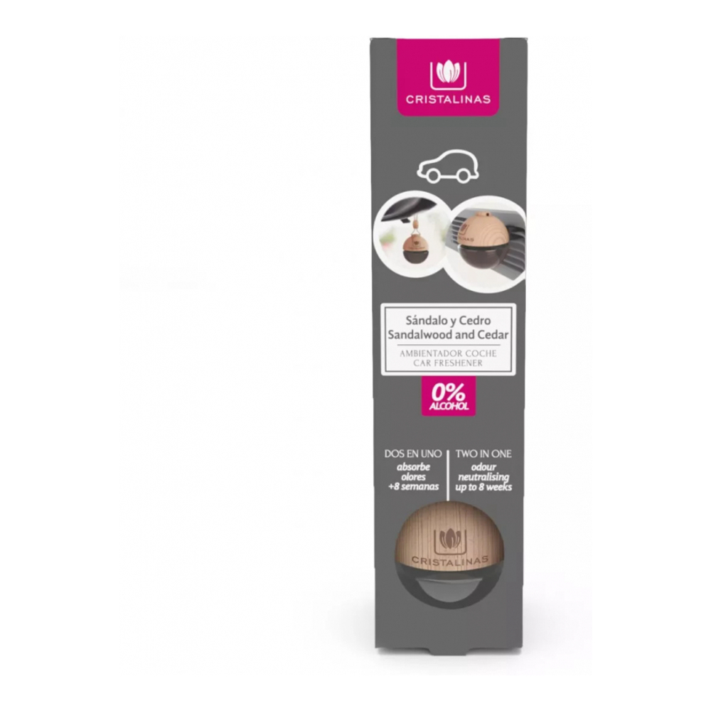 Diffuseur de voiture '0%' - Sandalwood & Cedar 6 ml