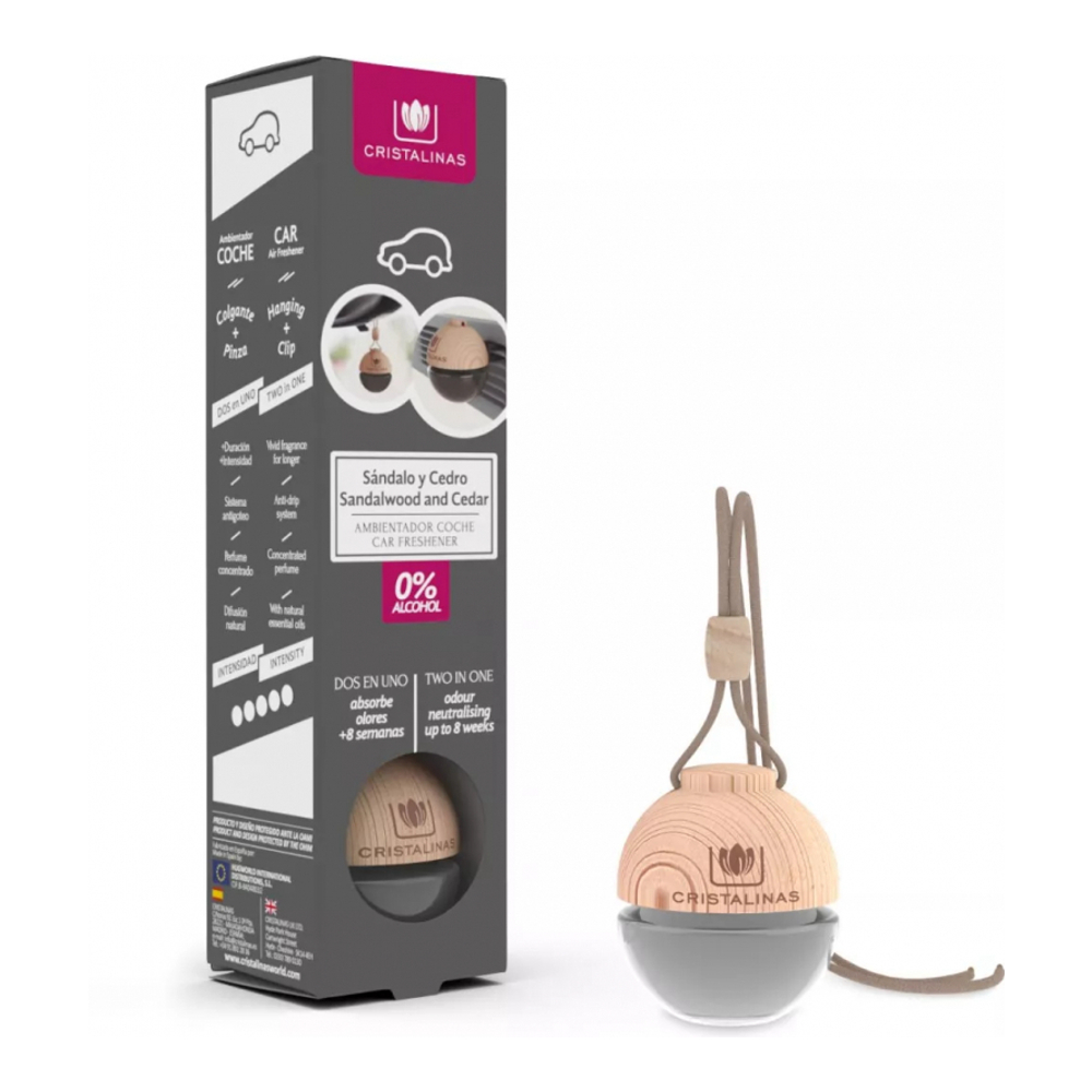 Diffuseur de voiture '0%' - Sandalwood & Cedar 6 ml