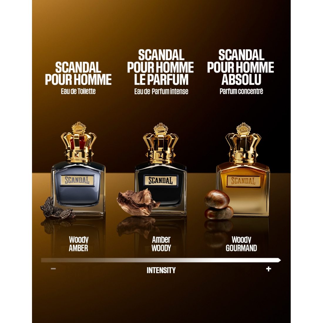 Eau de parfum 'Scandal Absolu Pour Homme' - 50 ml