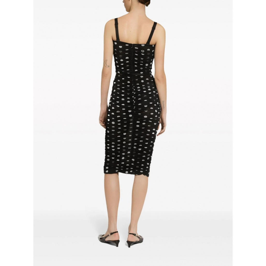 Robe Midi 'Polka-Dot' pour Femmes