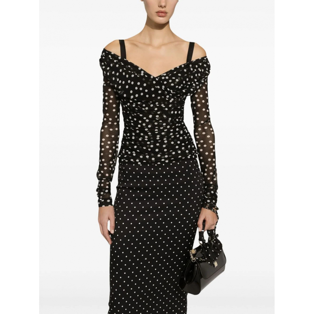 Women's 'Polka-Dot' Long Sleeve top