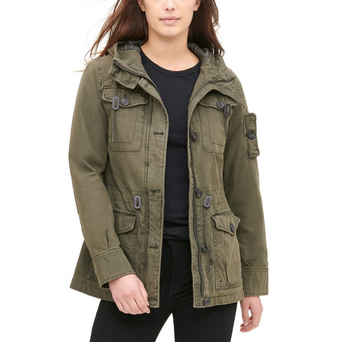 'Hooded Military' Jacke für Damen