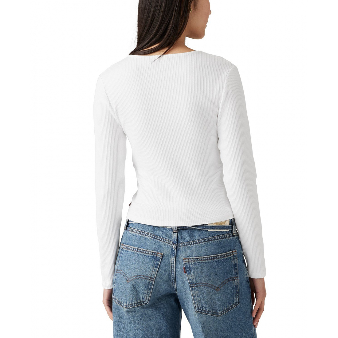 Women's 'Muse Ribbed Long-Sleeve Button-Up' Top