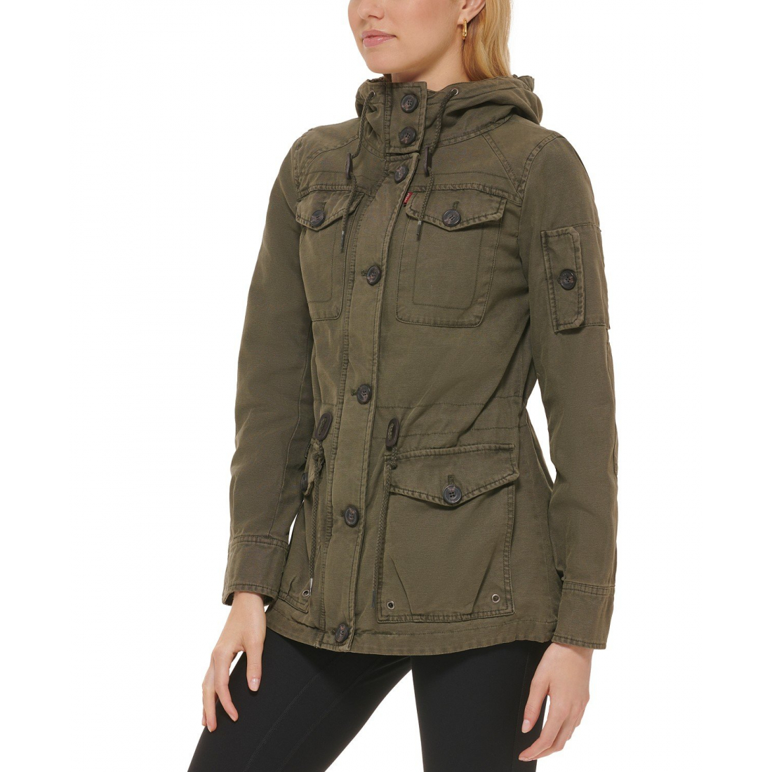 'Hooded Military' Jacke für Damen