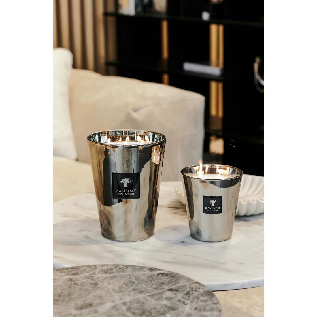 Bougie parfumée 'Les Exclusives Platinum Max 8' - 600 g