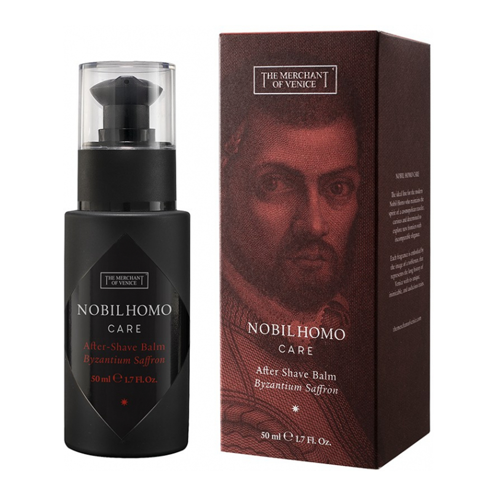 Baume après-rasage 'Nobil Homo Care Byzantium Saffron' - 50 ml