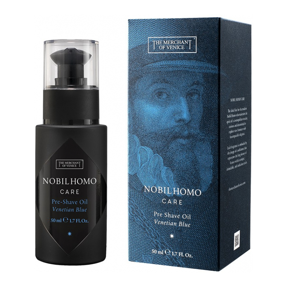 Huile avant le rasage 'Nobil Homo Care Venetian Blue' - 50 ml