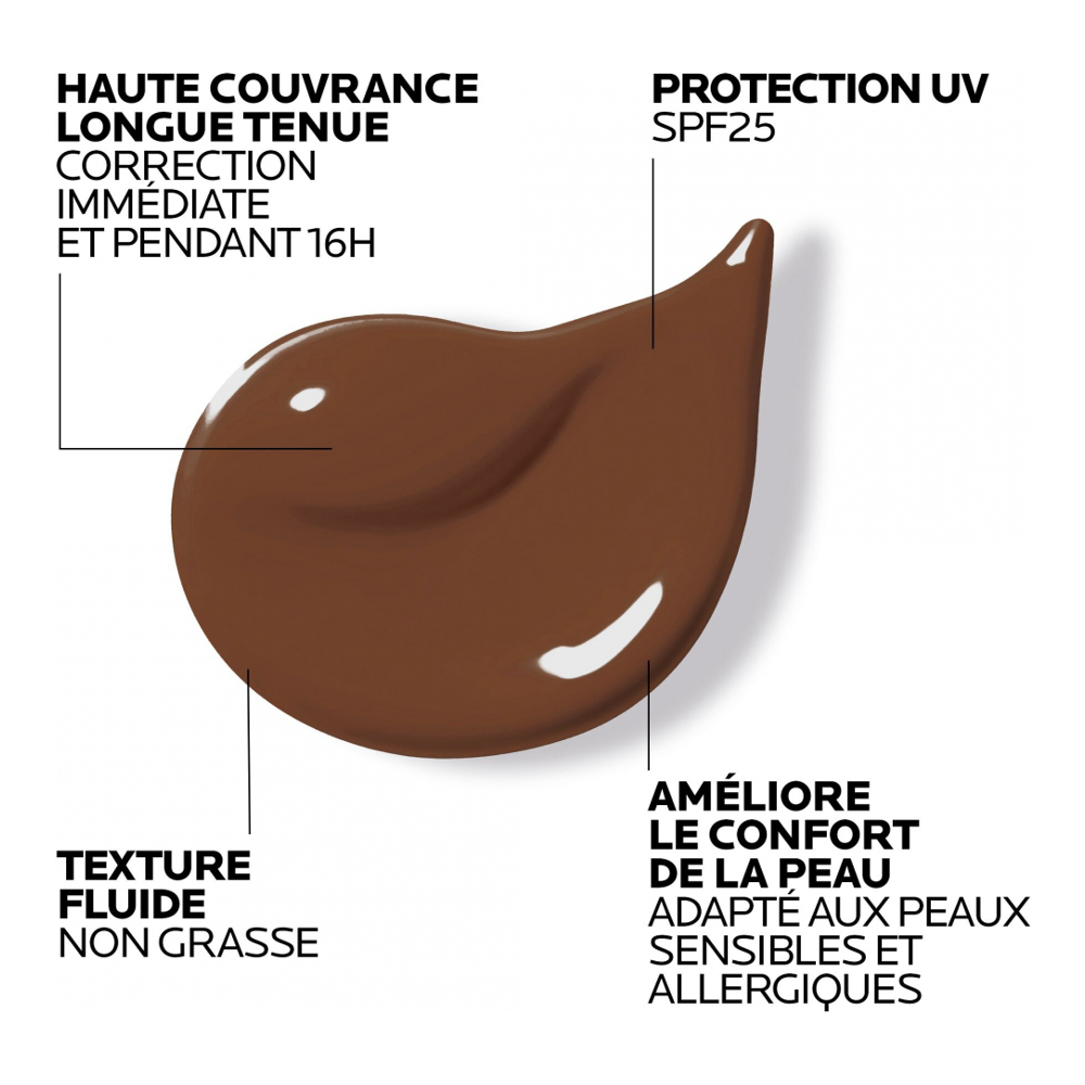 Fond de teint Toleriane Fluide Correcteur Haute Couvrance - 19 30 ml