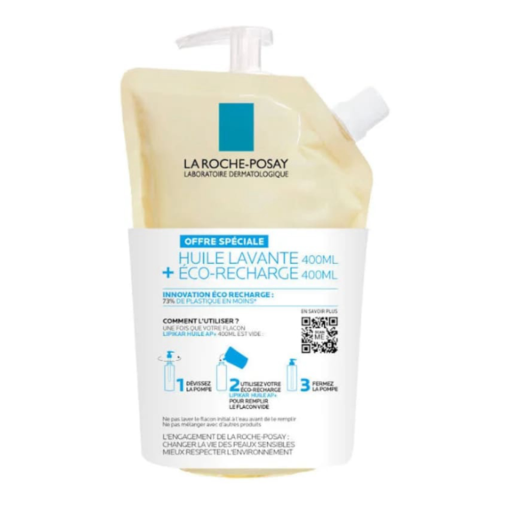 Lipikar Huile Lavante + Éco-recharge - 400 ml