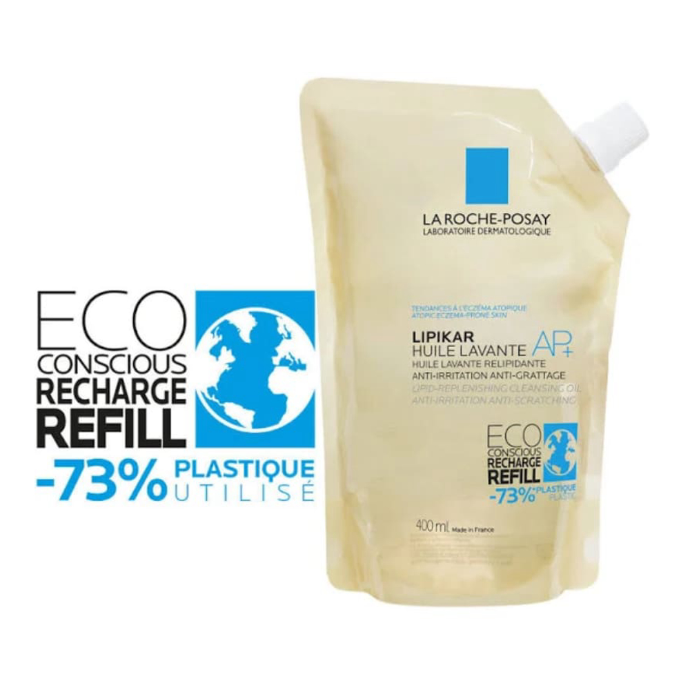 Lipikar Huile Lavante + Éco-recharge - 400 ml