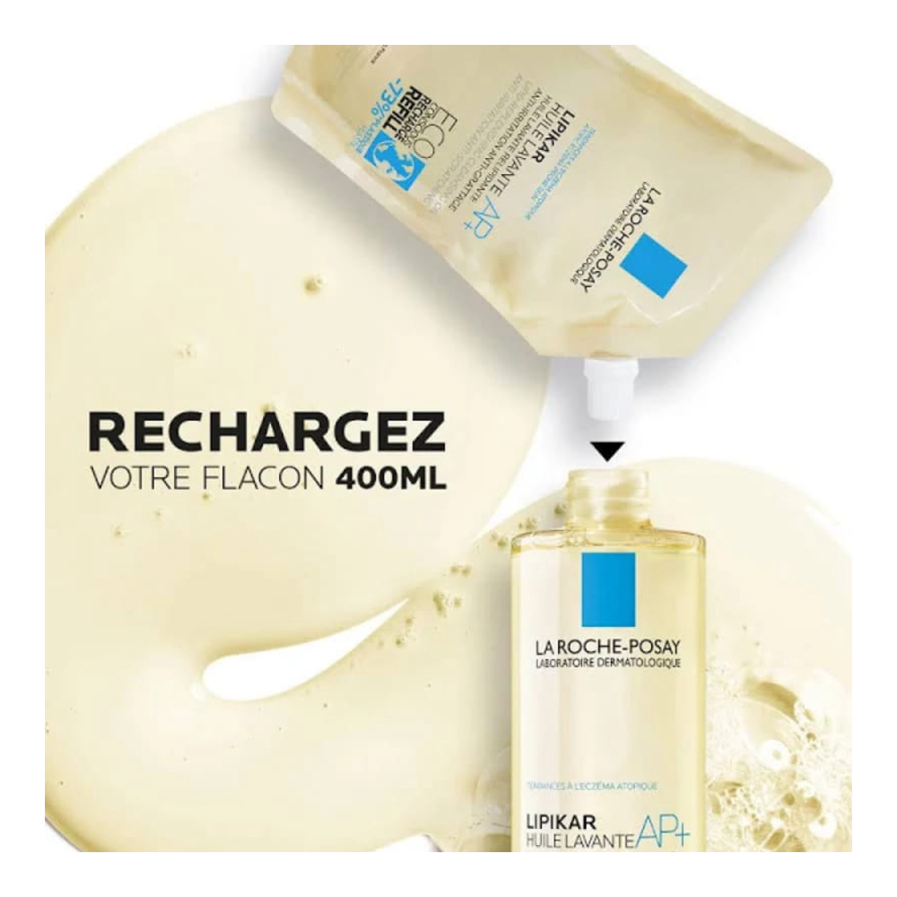 Lipikar Huile Lavante + Éco-recharge - 400 ml