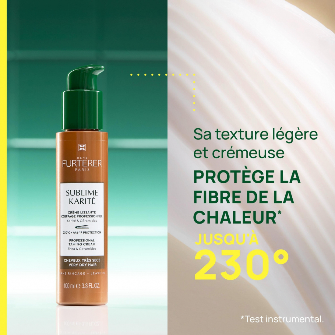 Sublime Karité Nutri Crème Lissante Coiffage Professionnel - 100 ml