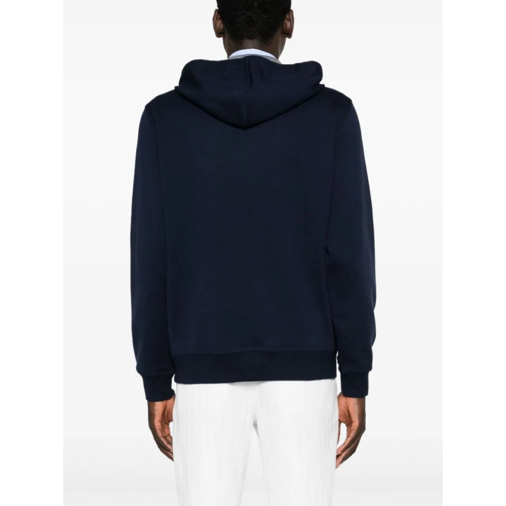 Men's 'Mélange-Effect Zipped' Hoodie