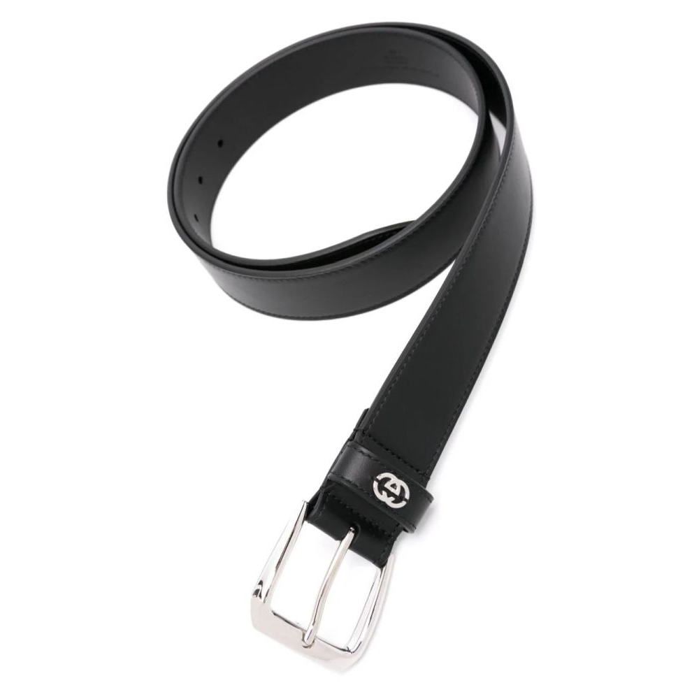 Ceinture 'Interlocking G-Plaque' pour Hommes