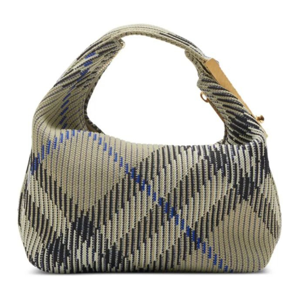 'Mini Peg Checked' Schultertasche für Damen