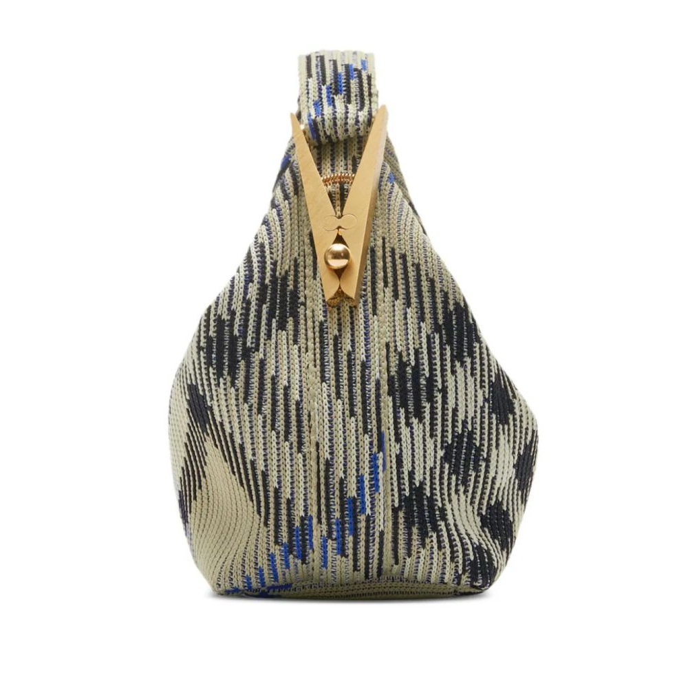 'Mini Peg Checked' Schultertasche für Damen