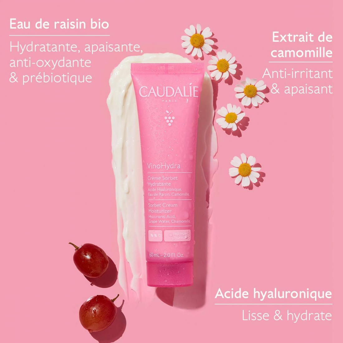 'VinoHydra Sorbet Cream' Moisturizing Cream - 60 ml