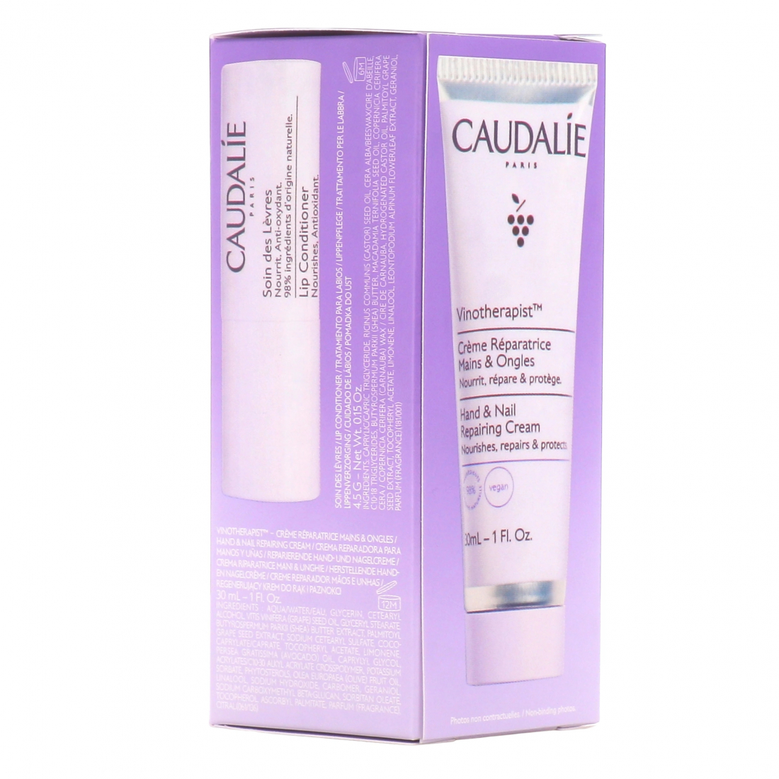 'Vinotherapist Gourmet' Hand Cream, Lip Balm - 2 Pieces