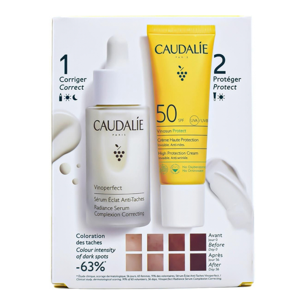 'Vinoperfect Dark Spot Brightening Serum + Sunscreen SPF 50' SkinCare Set - 2 Pieces