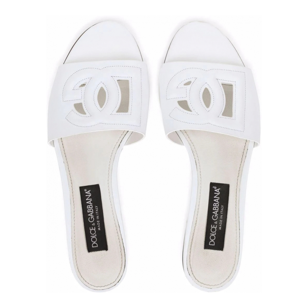 Sandales plates 'Millennials Logo' pour Femmes