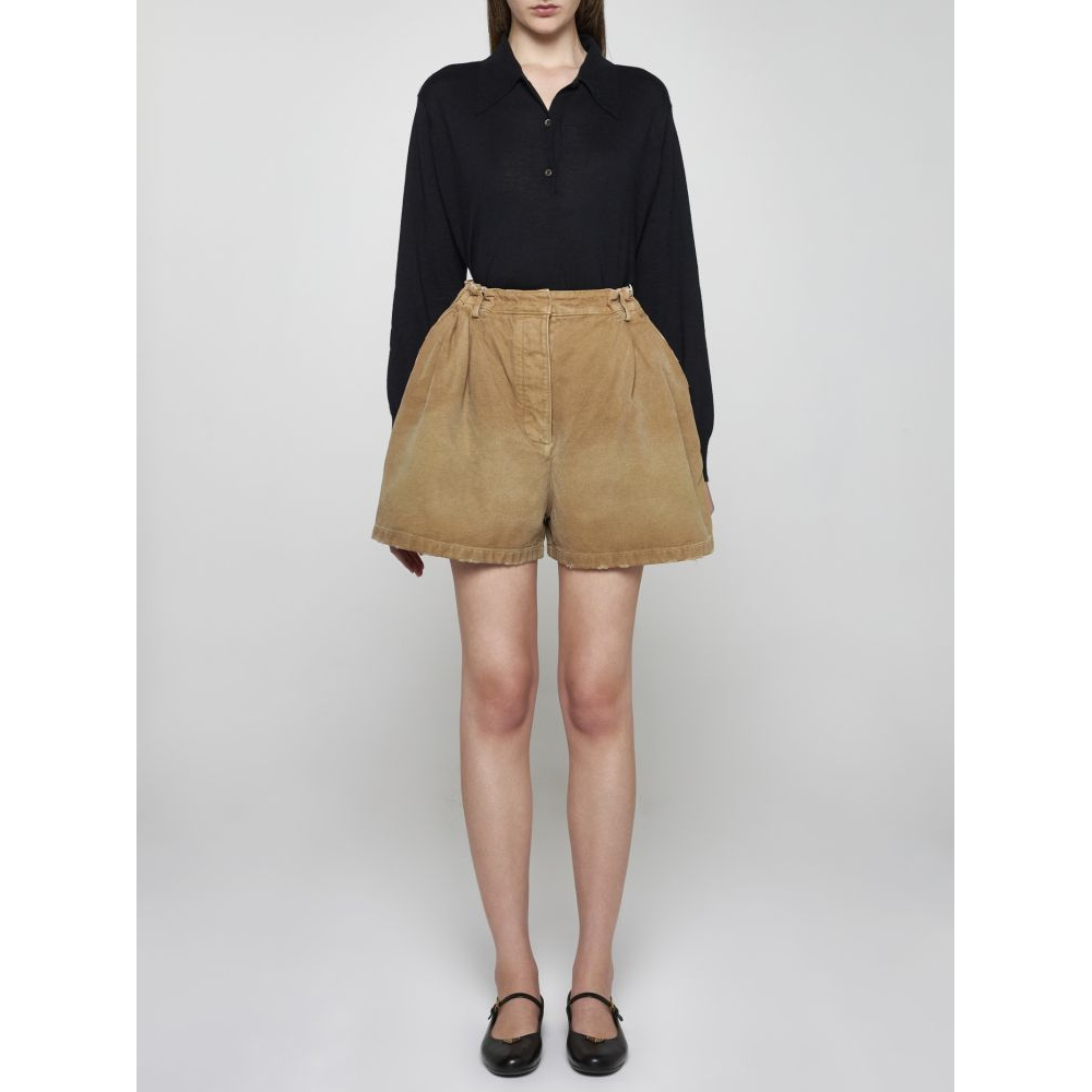 Short en jean 'Logo Patch' pour Femmes