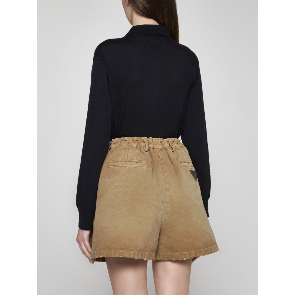 Short en jean 'Logo Patch' pour Femmes