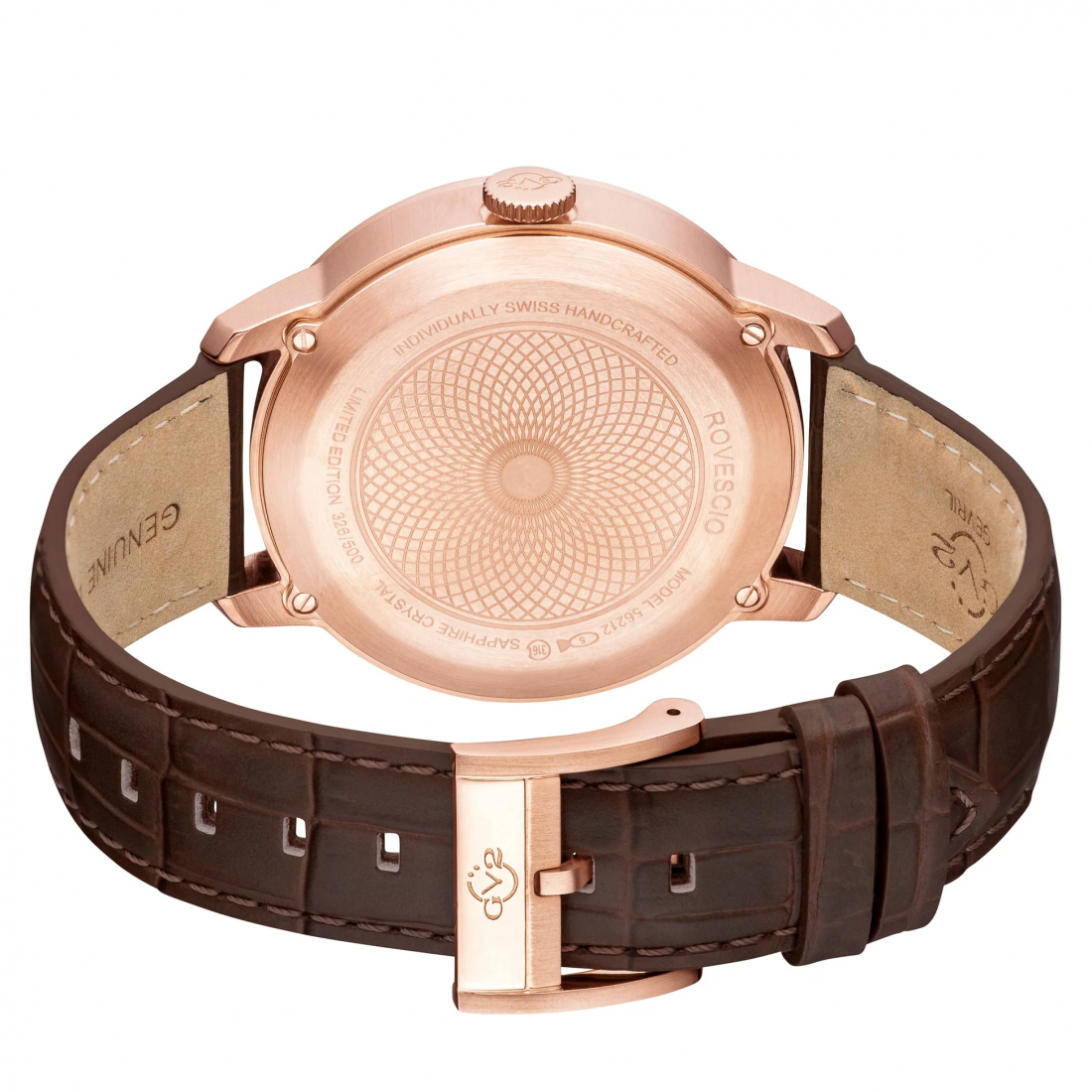 Montre 'Rovescio' Quartz Suisse pour Hommes