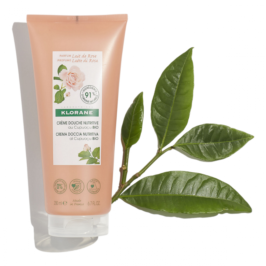 'Lait De Rose' Shower Cream - 200 ml