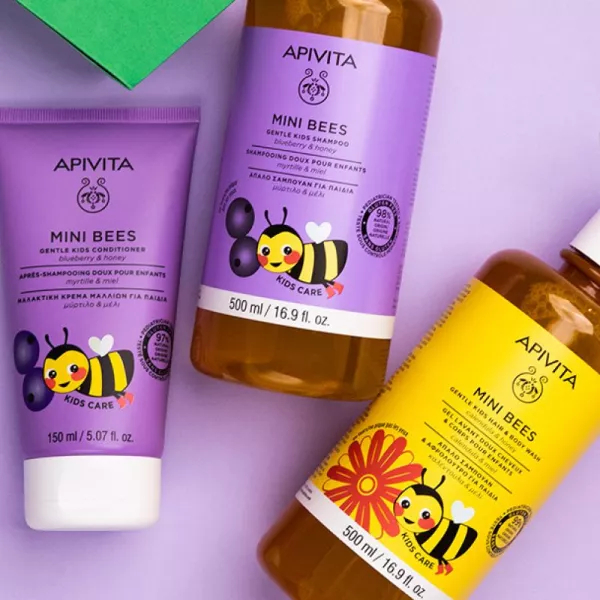 'Mini Bees Gentle Blueberry & Honey' Shampoo - 500 ml