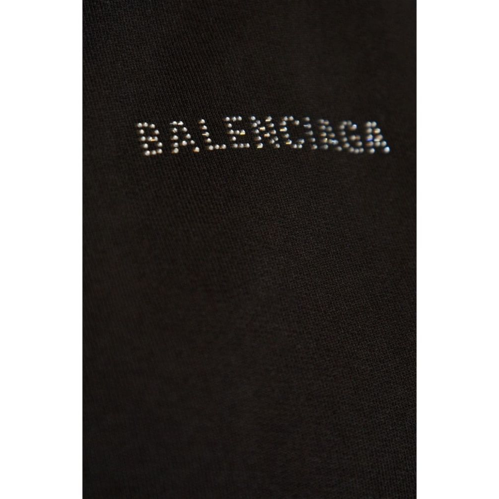 Sweatshirt à capuche  'Rhinestone Logo' pour Femmes