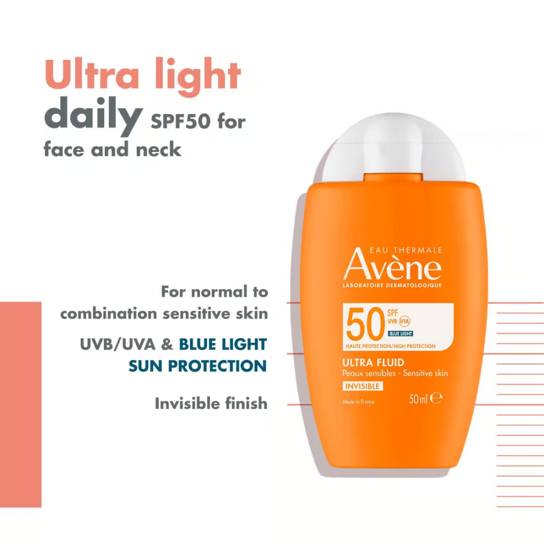 'Ultra Fluid Oil Control SPF50+' Face Sunscreen - 50 ml