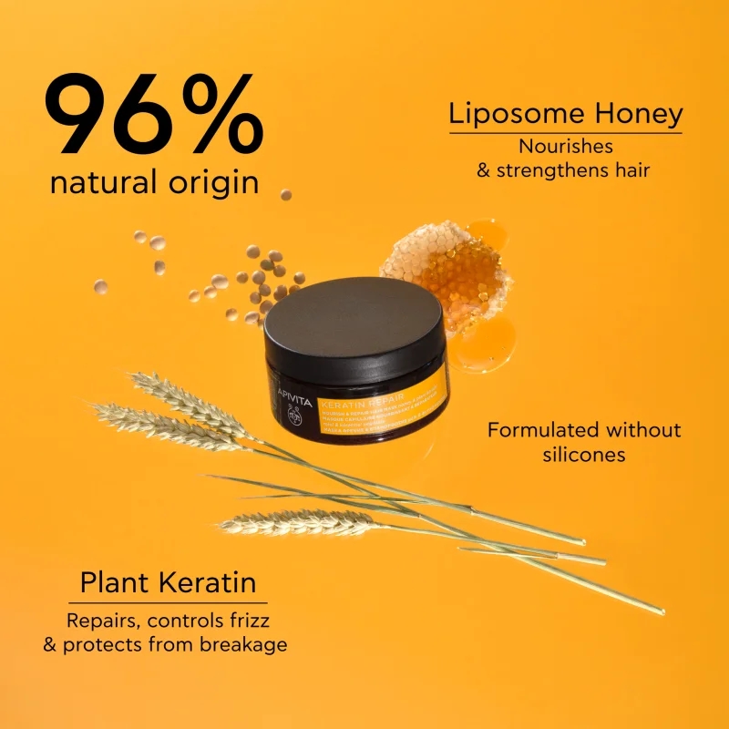 'Keratin Repair Nourish & Repair' Hair Mask - 200 ml
