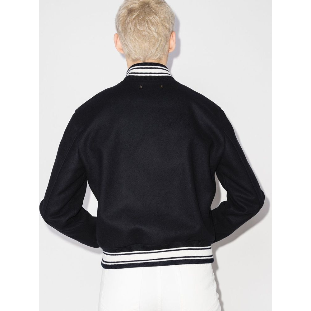 Women's 'Embroidered-Logo' Bomber Jacket