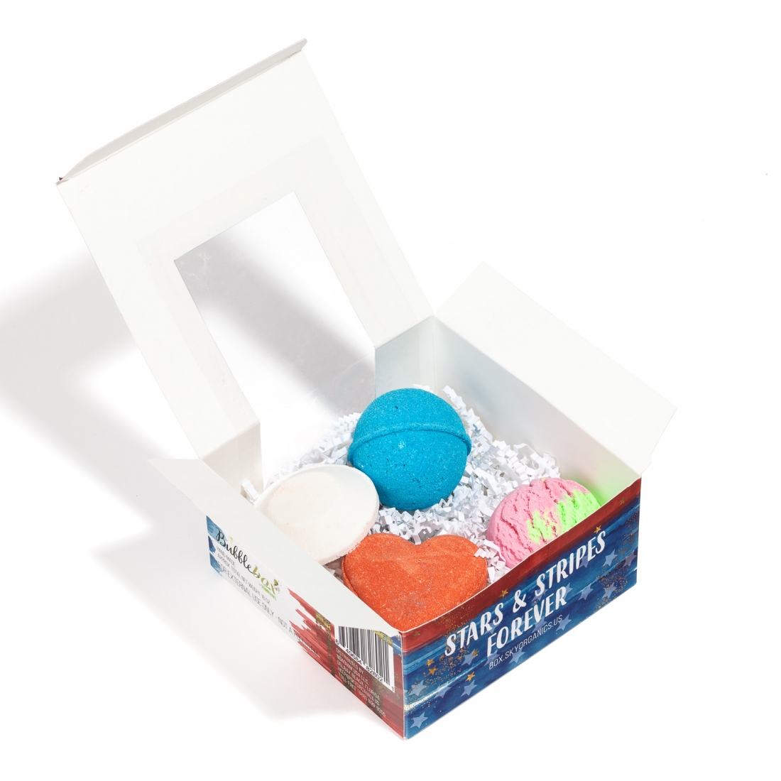 'Deluxe Stars & Stripes Bubble Box' Set - 4 Units