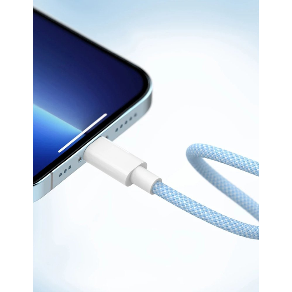 Pack of 3 blue USB-C to USB-C cables - 1m/2m/3m