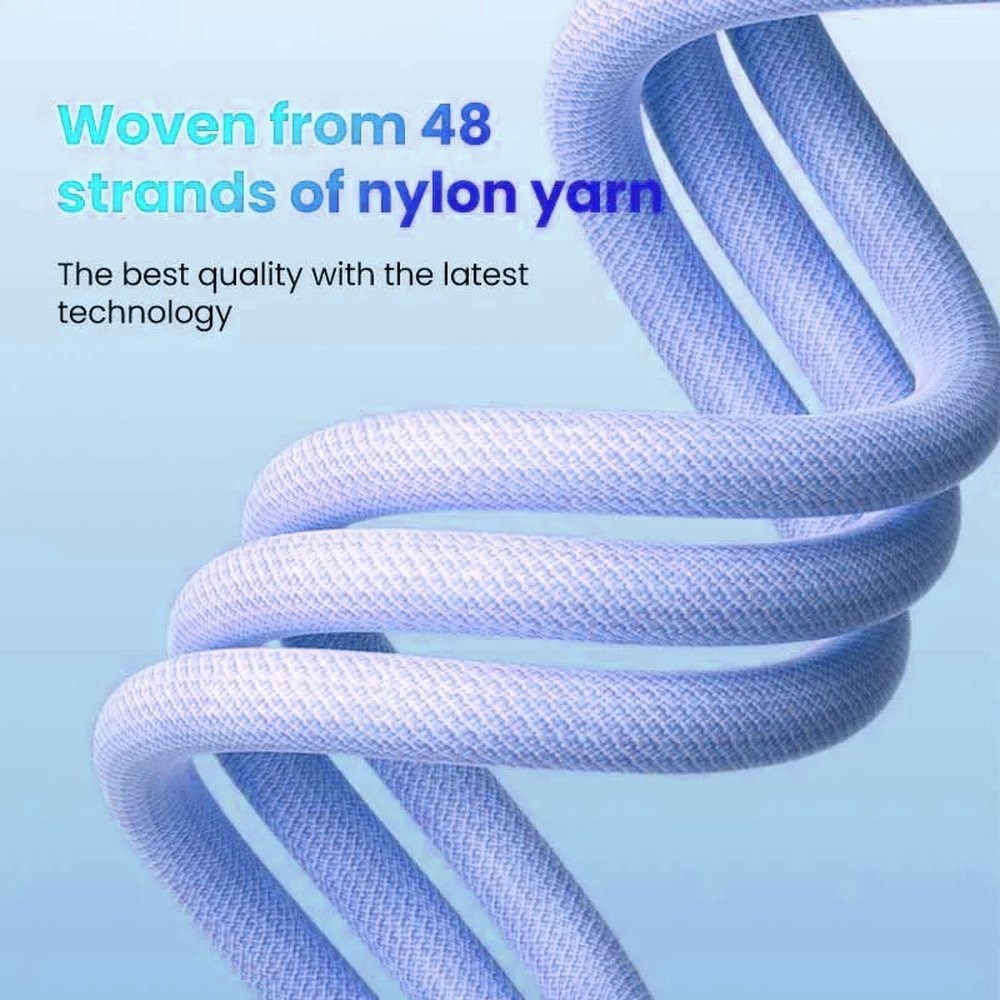 36W USB to USB-C Cable

- Fast charging - 1.2m - Blue