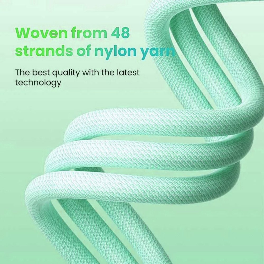 USB to USB-C cable 36w
- fast charge - 1.2m - Green