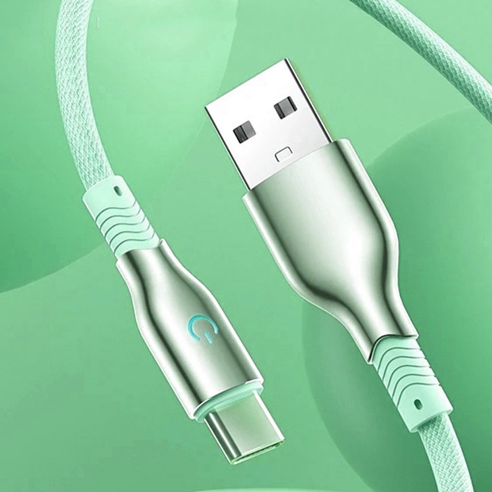 USB to USB-C cable 36w
- fast charge - 1.2m - Green