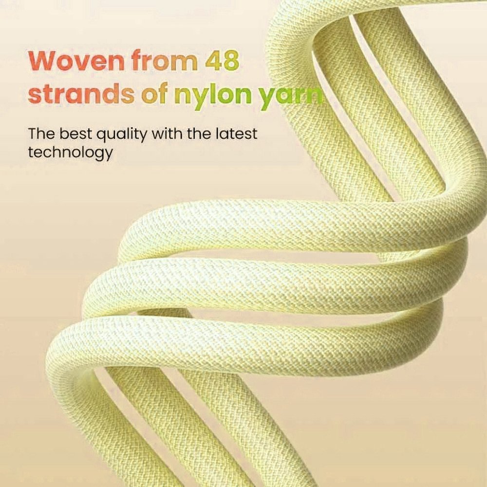 36W USB to USB-C Cable

- Fast charging - 1.2m - Yellow