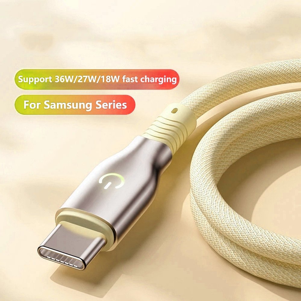 36W USB to USB-C Cable

- Fast charging - 1.2m - Yellow