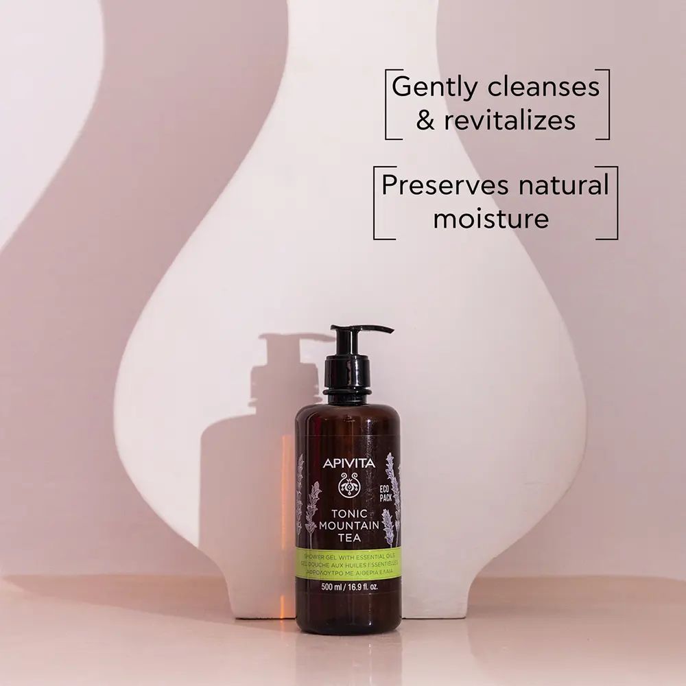 'Tonic Mountain Tea with Essential Oils' Shower Gel - 500 ml